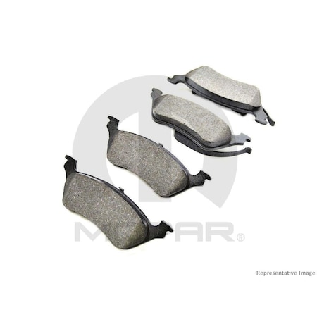 Mopar Front Disc Brake Pad Kit, 5174311Ac 5174311AC